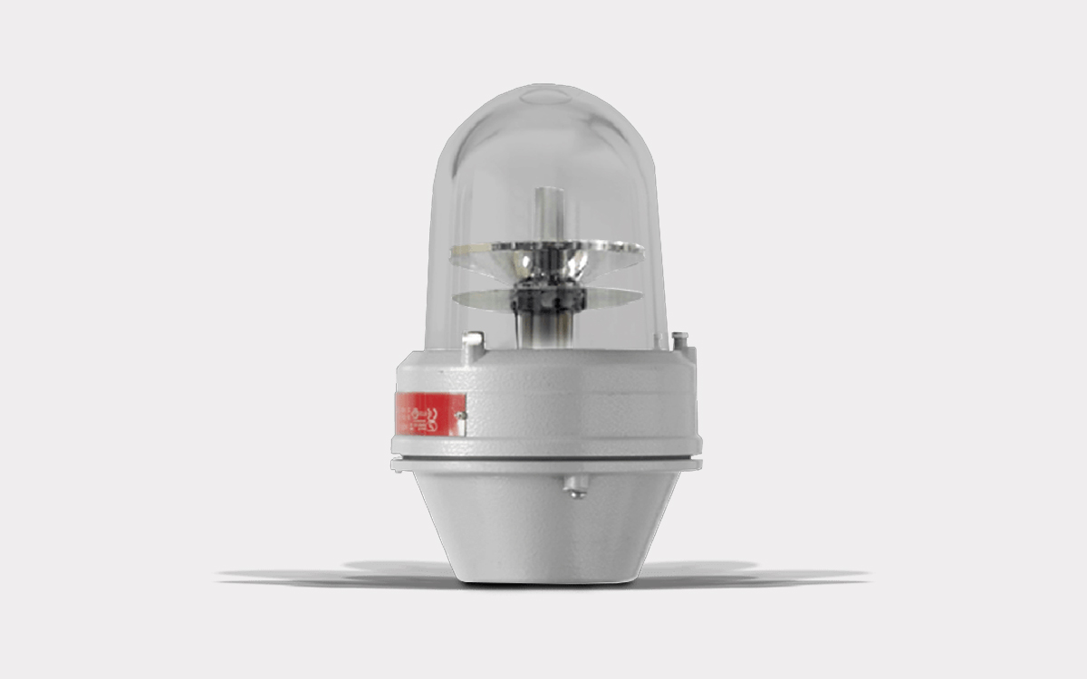 Elevated Yellow Explosion-Proof LED Heliport Light for Touchdown and Lift-Off Areas