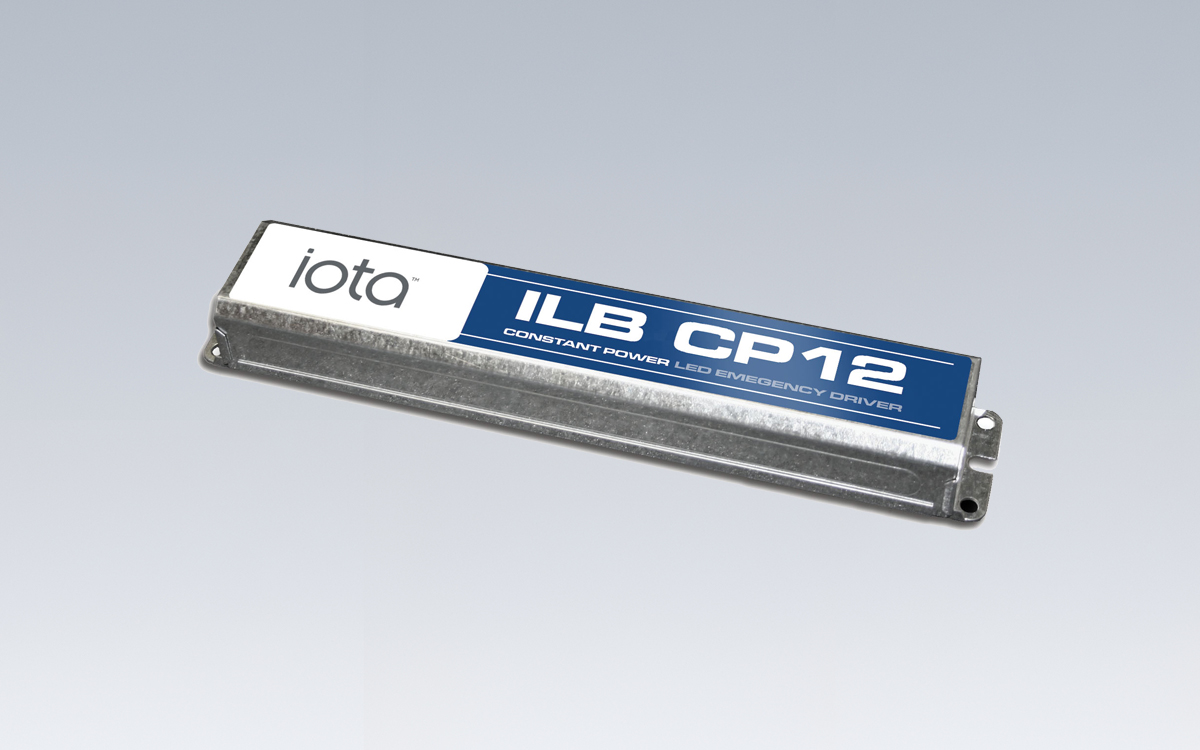 Emergency LED Power Supply for Downlights, Troffers, and Strip Fixtures with Self-Sensing Output Voltage Range