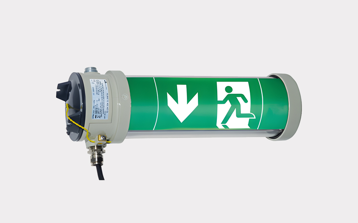Ex-d Explosion-Protected Metallic Emergency Light Fixtures for Zone 1 and Zone 21 Hazardous Areas