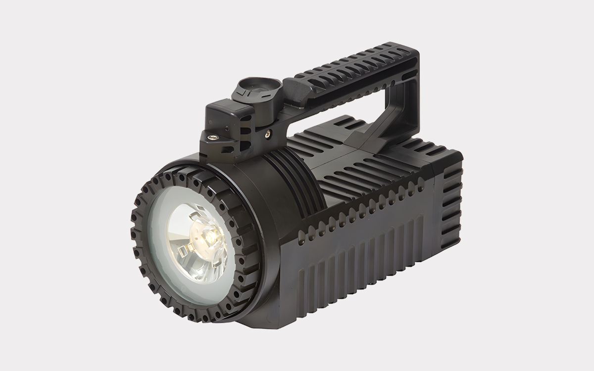 Explosion-Proof Handheld LED Search Light for Zone 1 and Zone 2 Hazardous Areas
