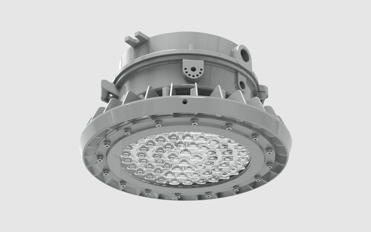 Explosion-Proof LED High Bay Light with UL 1598 and UL 844 Certification for Hazardous Industrial Locations