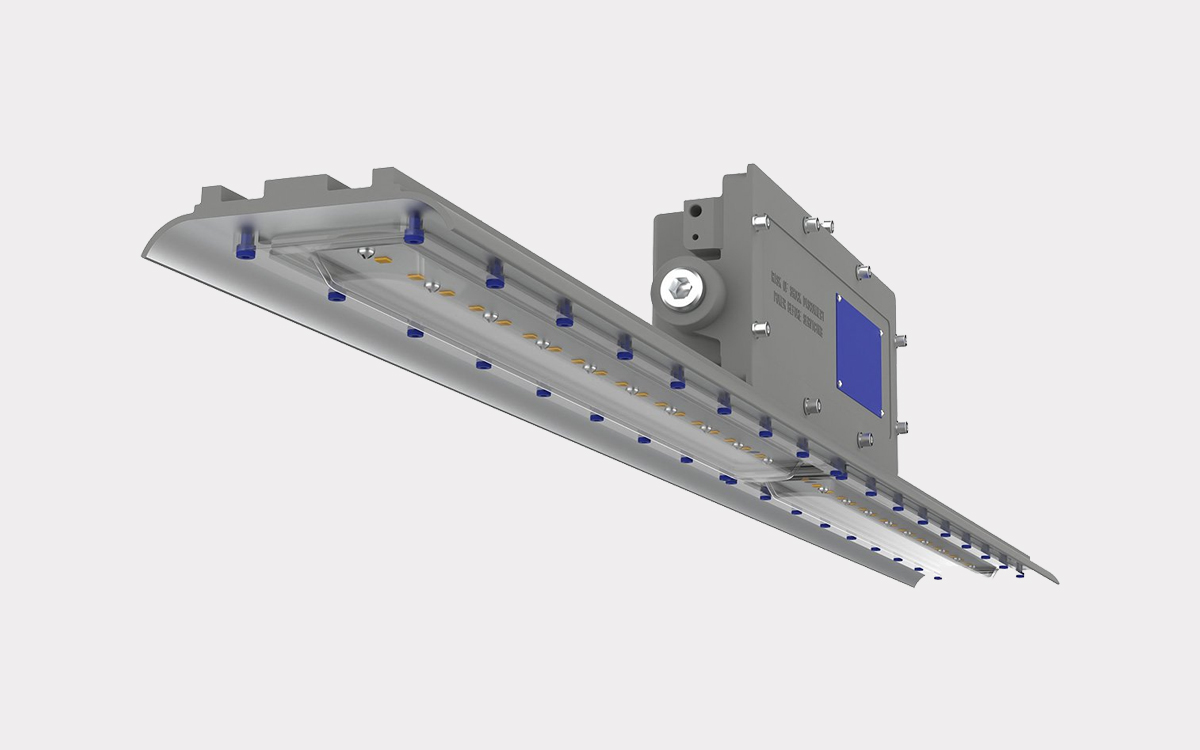 Explosion Proof Linear LED Luminaire for Hazardous Locations and Marine Environments