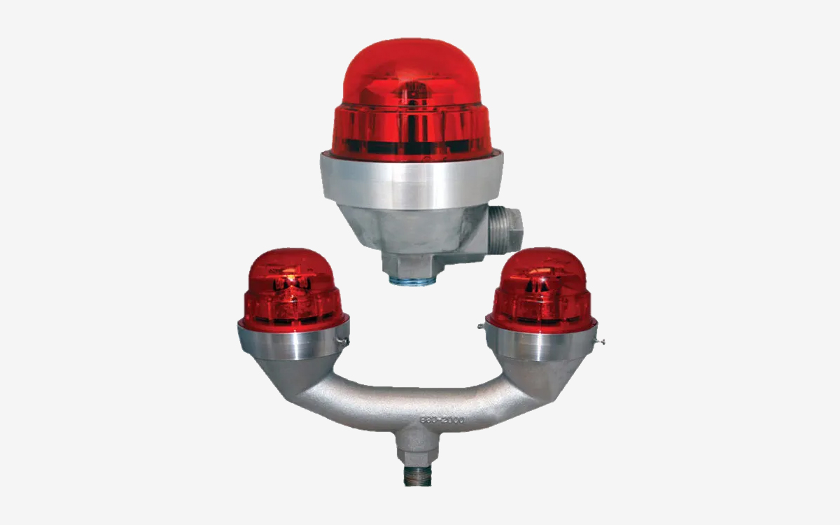 Explosion-Proof Low Intensity LED Obstruction Lights with Dual and Single Unit Options