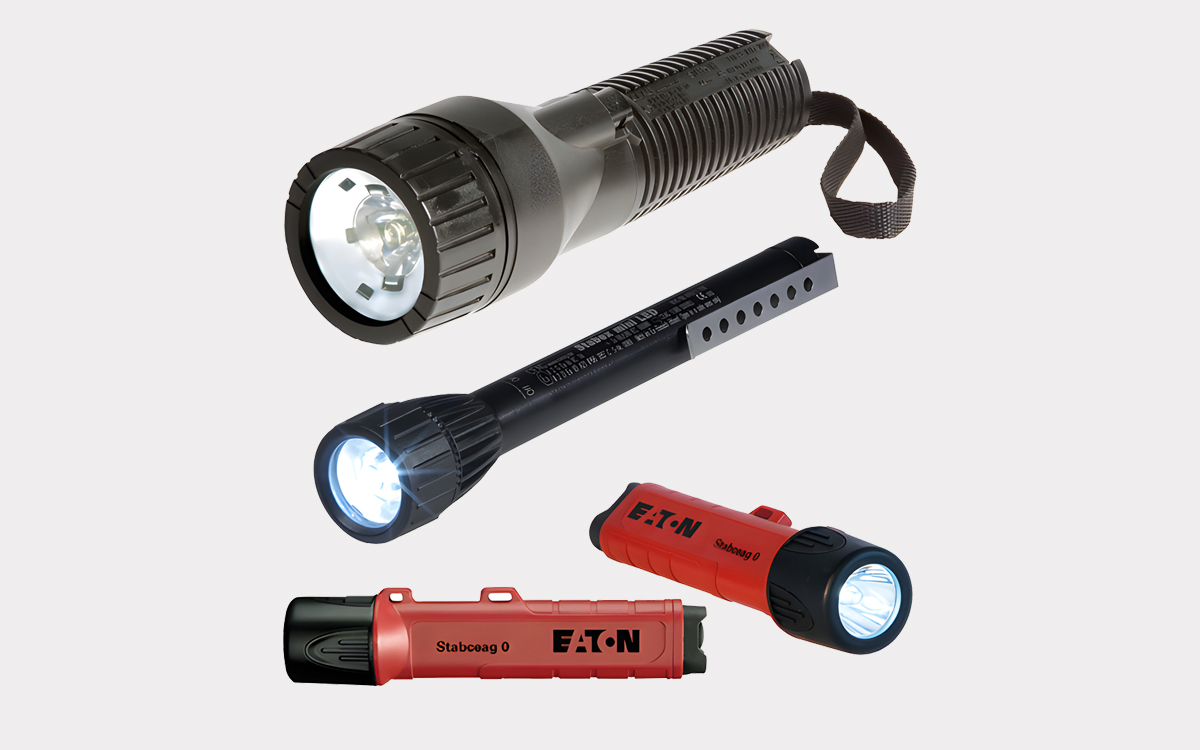 Explosion-Protected LED Flashlights for Hazardous Gas and Dust Atmospheres