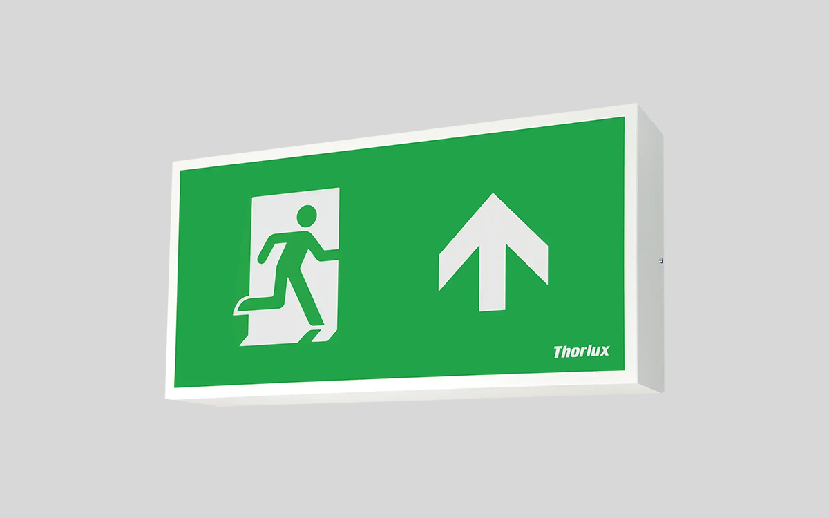 Extra-Large LED Emergency Exit Sign with 60m Viewing Distance for High-Visibility Safety