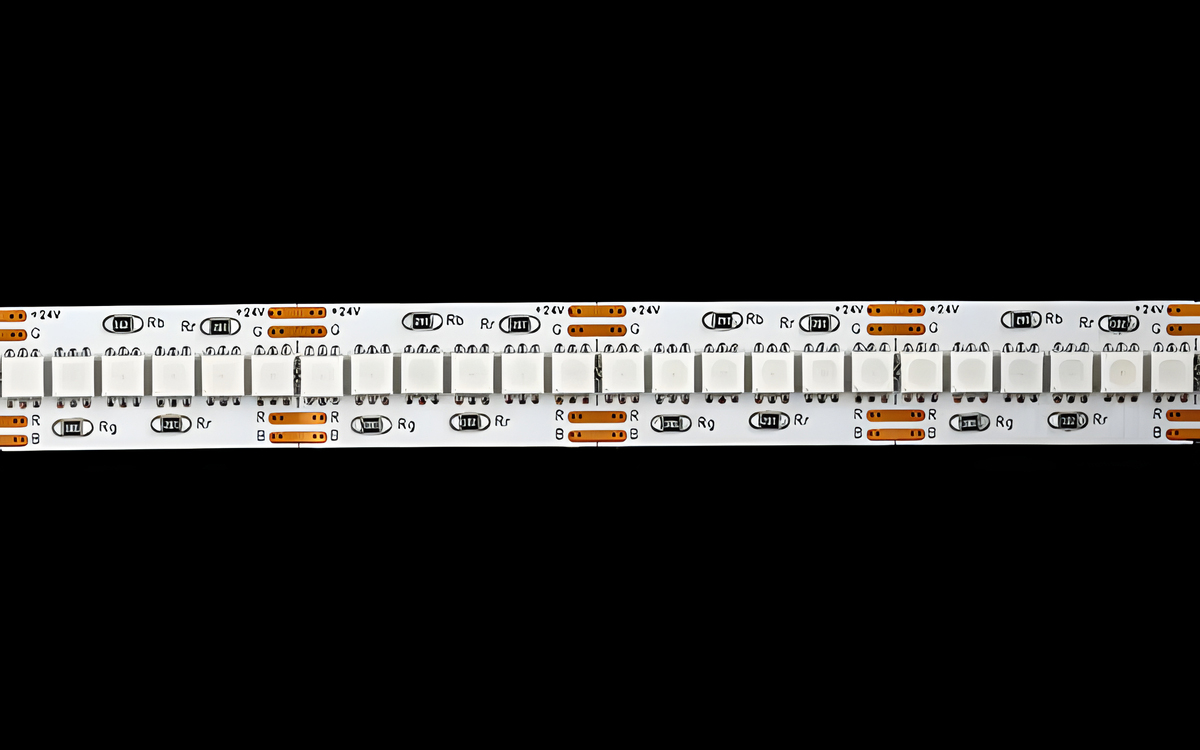 Flexible RGB LED Strip Light with DMX Control for Theatrical, Studio, and Stage Productions