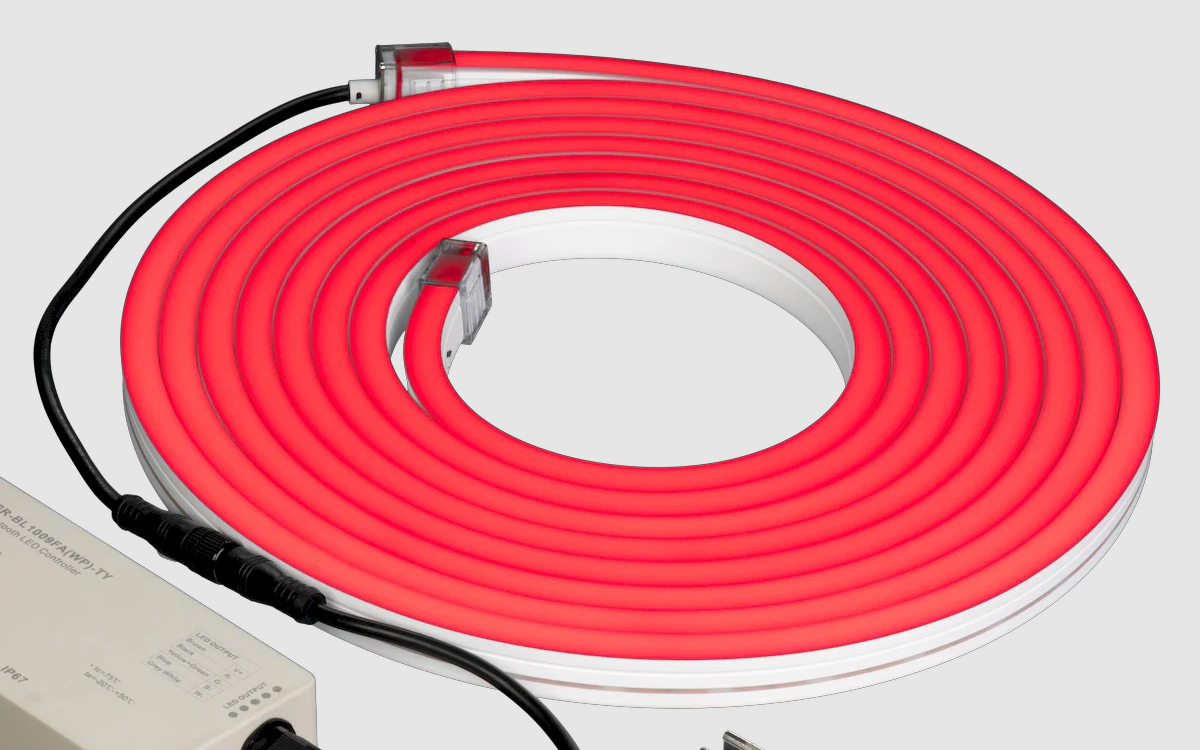 Flexible Side Bend RGBW LED Neon Strip Light for Outdoor Landscape and Facade Lighting