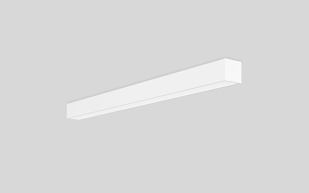 Flush Mount Linear LED Ceiling Light with Tunable White, Constant Lumen Output, and Flexible DALI Track Integration
