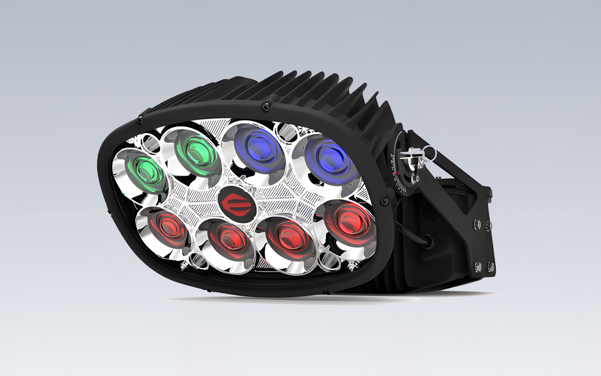 Full-Spectrum RGB LED Sports Lighting System for Dynamic Stadium Atmospheres and Immersive Fan Engagement Across All Event Types