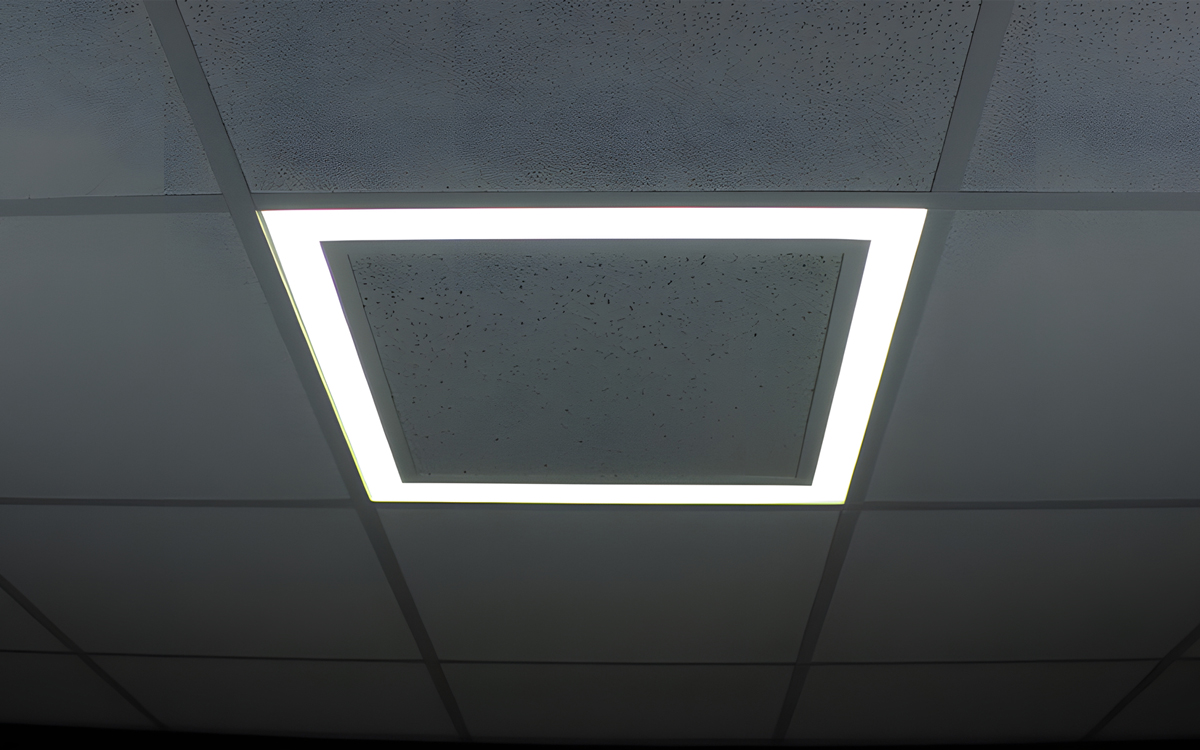 Geometric Recessed LED Troffer with Tunable White and Wireless Control Options