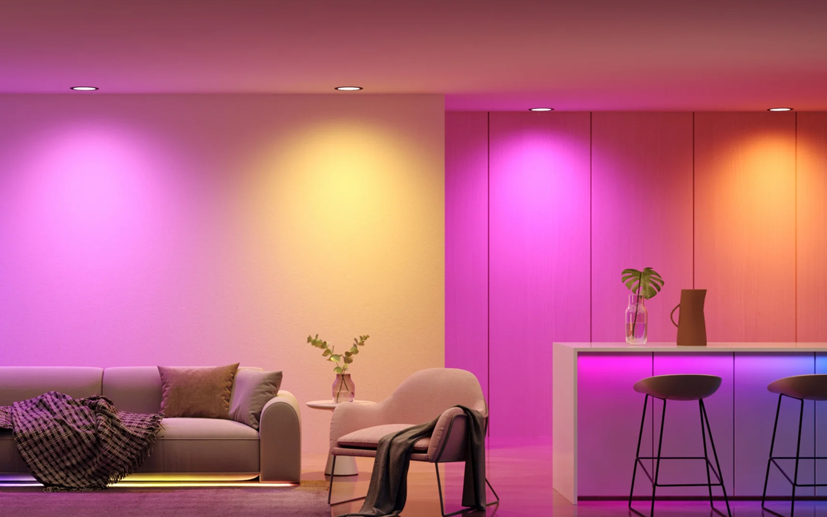 Govee 4-Inch Smart Recessed LED Downlight with RGB Color Changing and Tunable White Light
