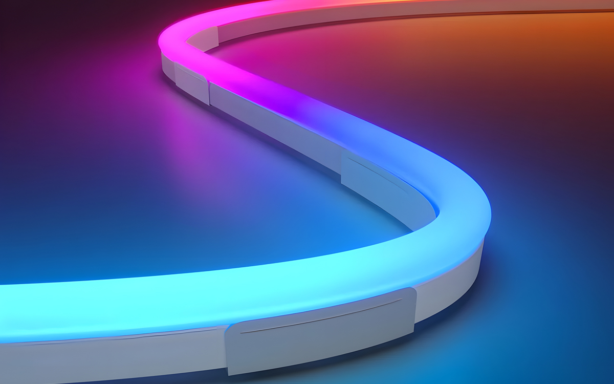 Govee Flexible RGB Neon Rope Light with Smart Matter Compatibility and Voice Control