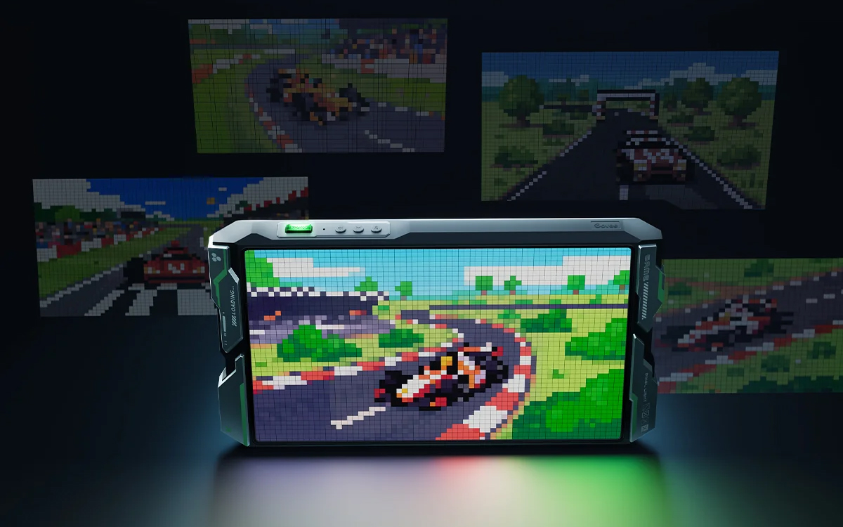 Govee LED Pixel Art Panel with Music Sync, Game Room Integration, and Retro Audio