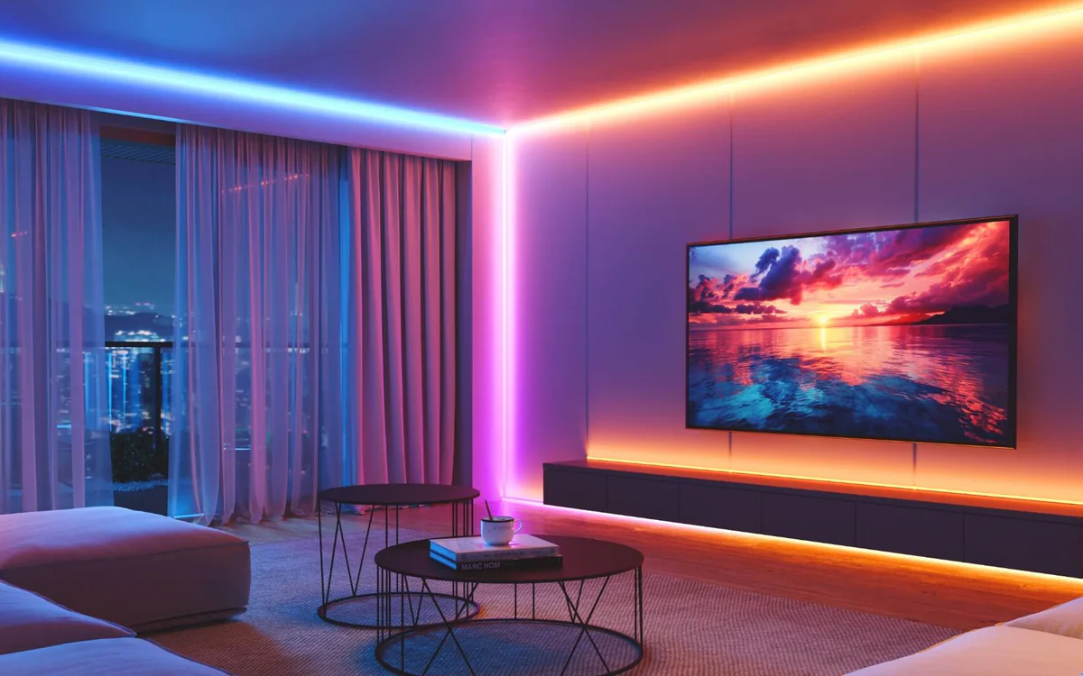 Govee Neon Rope Light for Wall Lining with RGBIC Color Effects and Smart Control