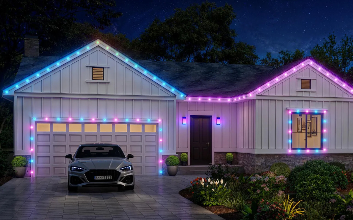 Govee Outdoor Pixel String Light with RGBICW Smart Color Effects and Music Sync