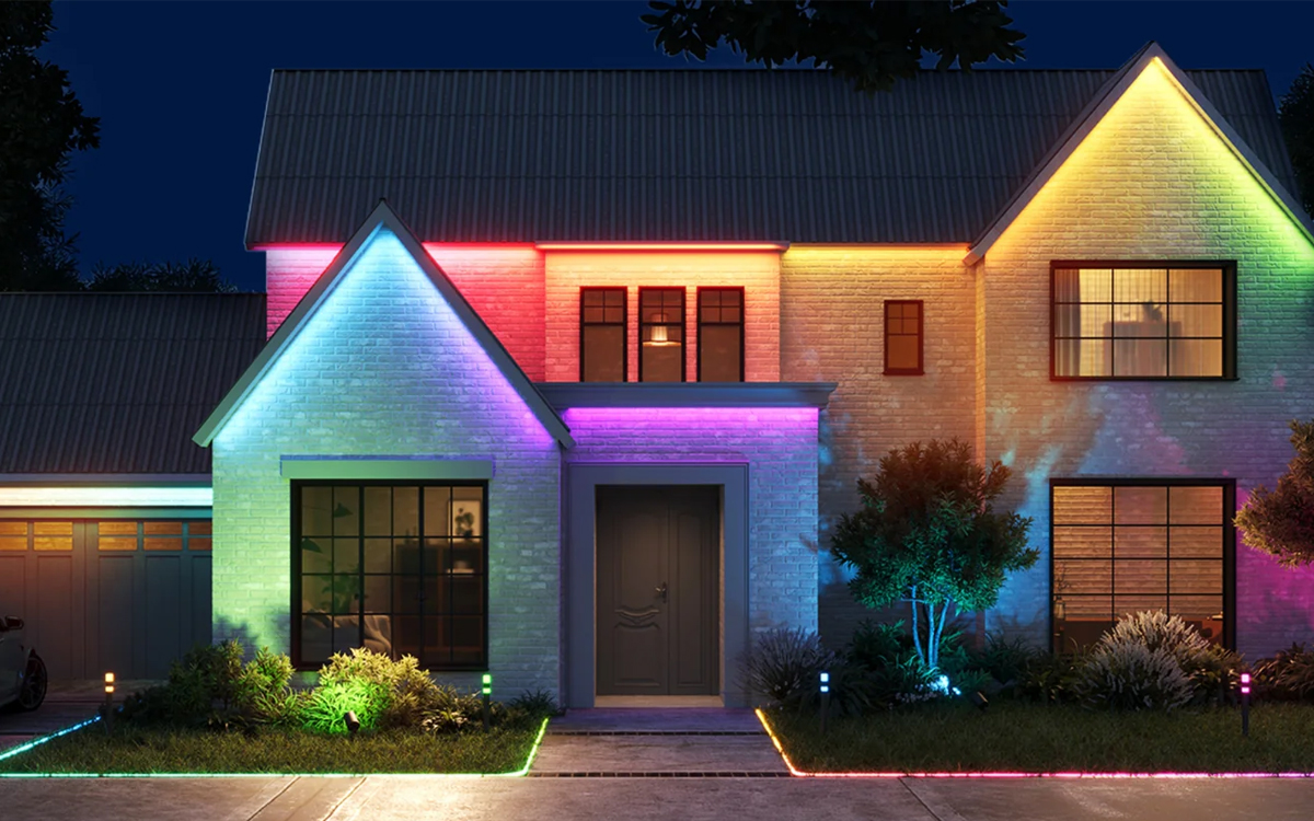 Govee RGBICWW Outdoor LED Strip Light with Smart App and Voice Control for Patios and Gardens
