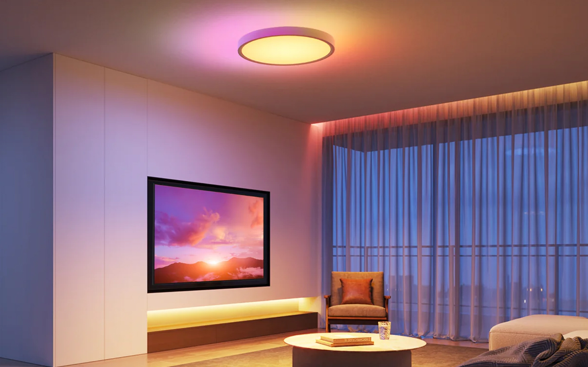 Govee RGBWW + RGBIC Smart Ceiling Light with Tunable White and Multicolor Ambient Backlight