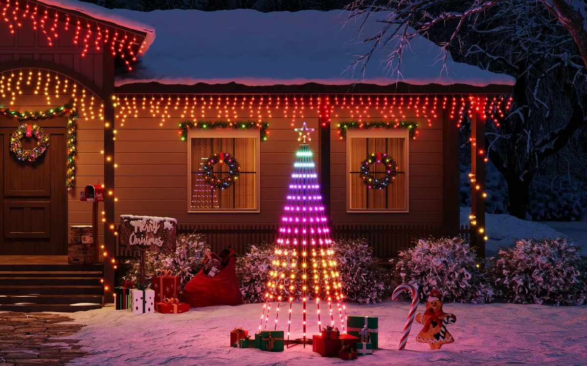 Govee Smart Christmas Cone Tree Light for Patio, Garden, and Festive Celebrations