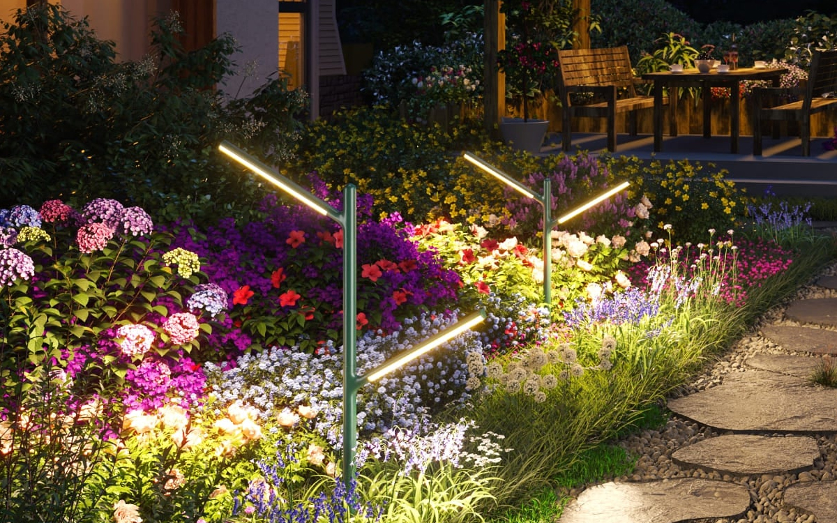 Govee Smart Outdoor Garden Light with Bluetooth, Wi-Fi, and Voice Assistant Integration