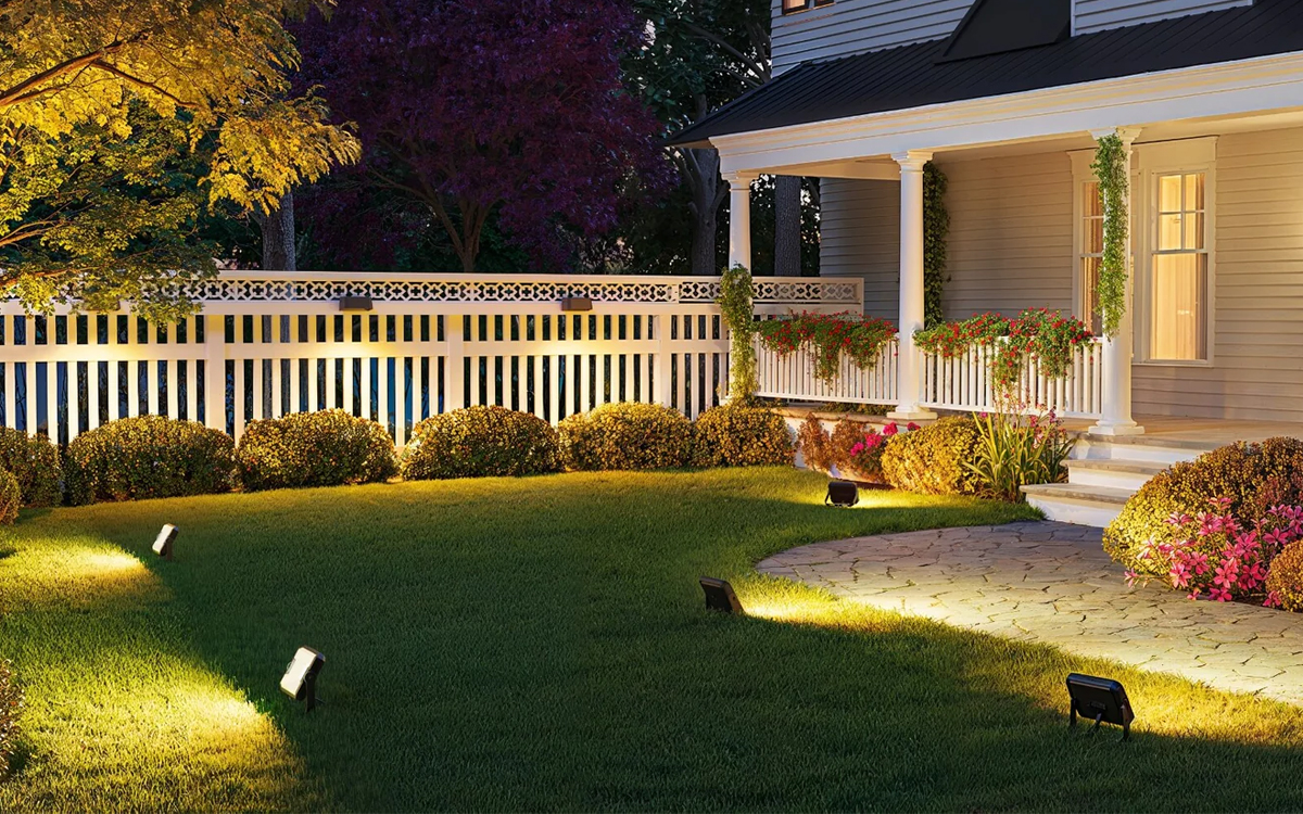 Govee Smart Outdoor RGB LED Flood Light with Wi-Fi, Bluetooth, and Matter Compatibility