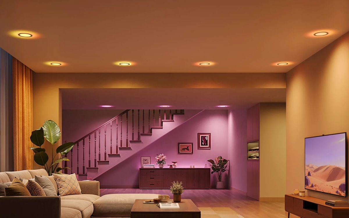 Govee Smart Recessed Ceiling Light with Night Light Mode and Multi-Zone RGB Effects