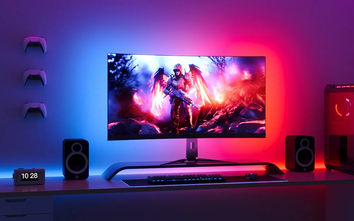 Govee Smart RGB Gaming LED Strip Light for PC Monitors with App and Control Box Operation