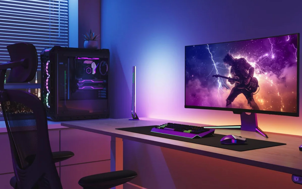 Govee Smart RGBIC Gaming Light Bar with Wi-Fi, Bluetooth, and Evangelion Themed Lighting Effects