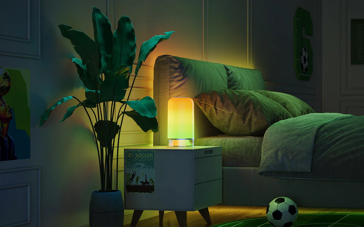 Govee Smart RGBICWW Table Lamp with App and Voice Control for Dynamic Ambient Lighting