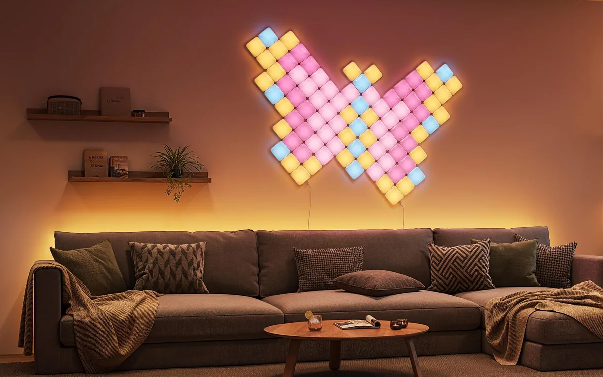 Govee Wall-Mount Smart LED Panel with Pixel Mapping and Music Sync