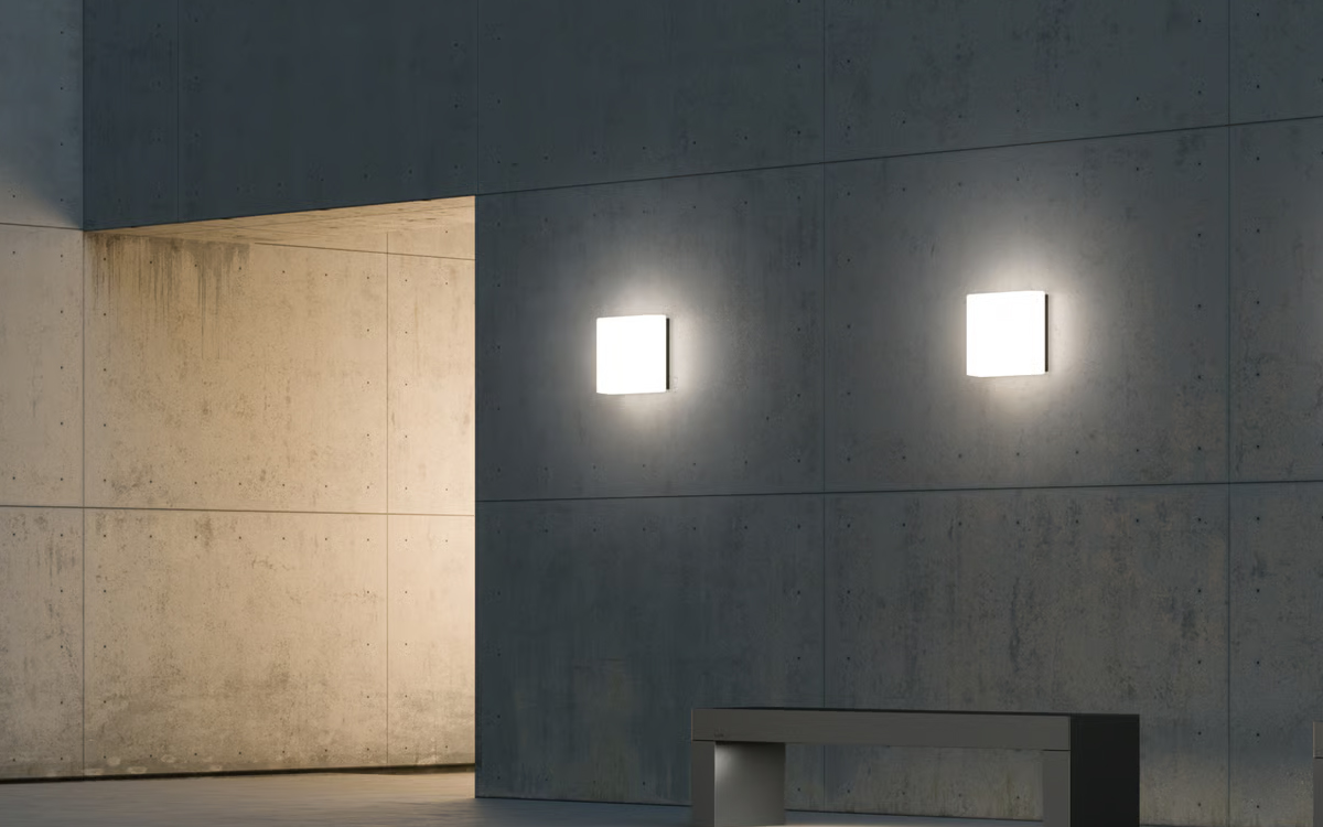 Hand-Blown Opal Glass Wall and Ceiling Light for Indoor and Outdoor Environments