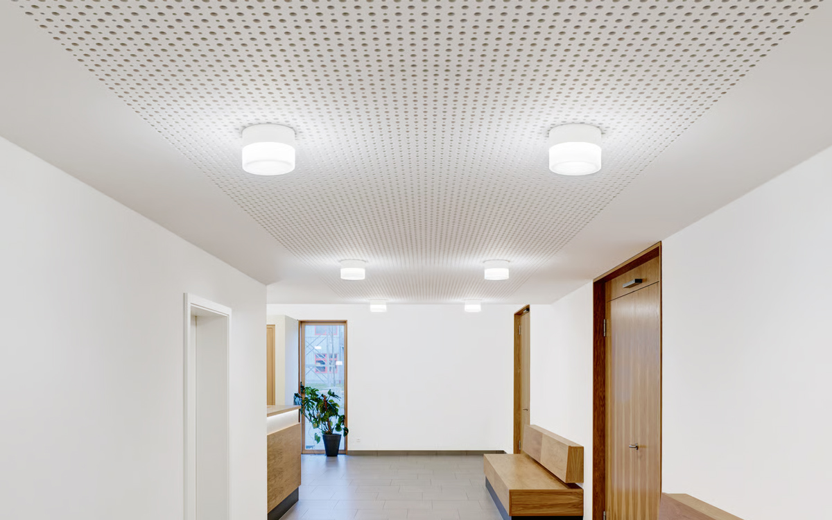 Hand-Blown Three-Ply Opal Glass Ceiling Light for Residential and Commercial Interior Lighting