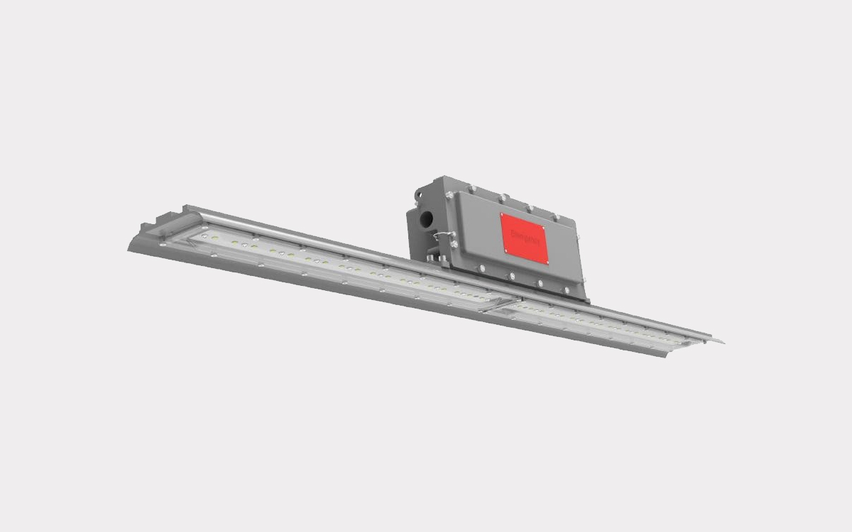 Hazardous Location LED Linear Light with Emergency Backup for Refineries, Chemical Plants, and Marine Areas