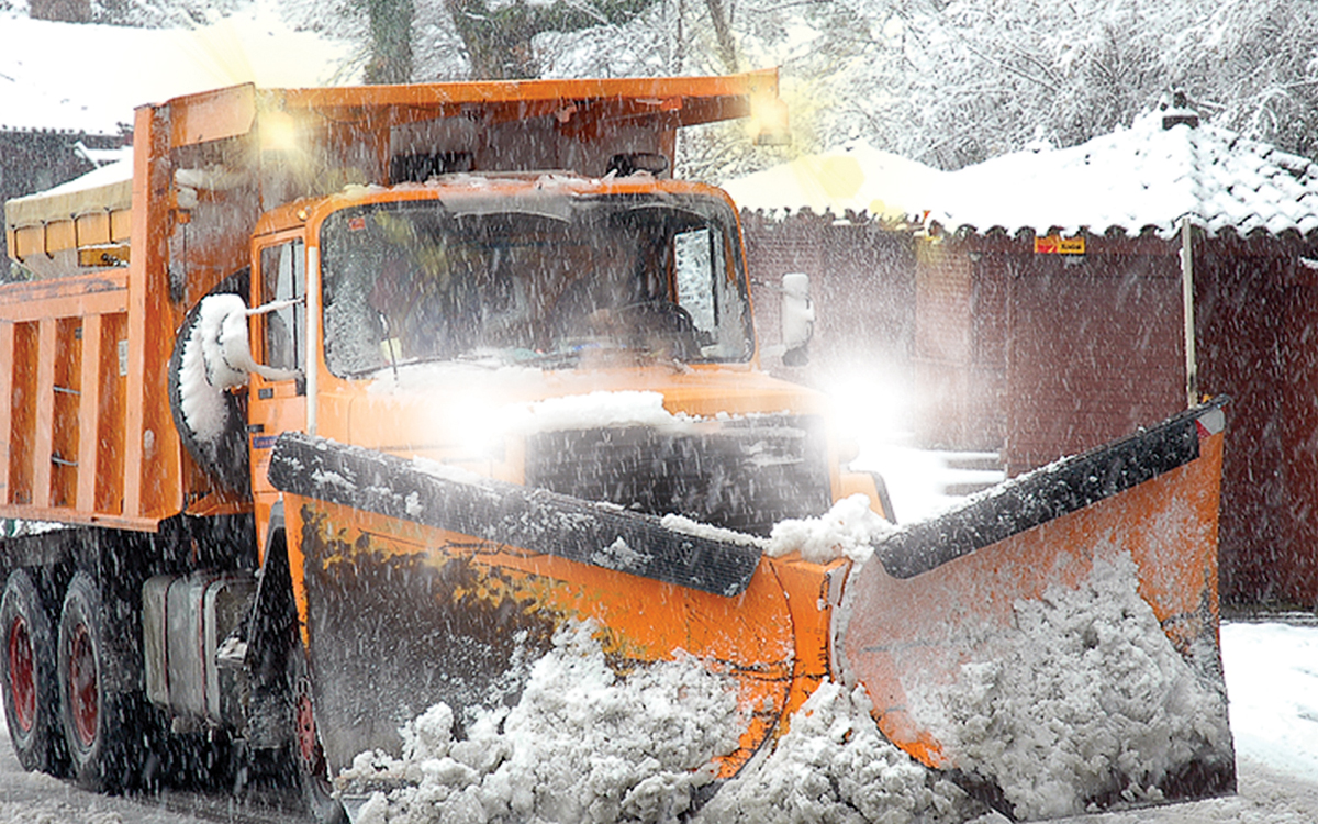 Heated LED Snowplow Headlights with Dual Beam and Integrated Turn Signal for Safer Winter Driving
