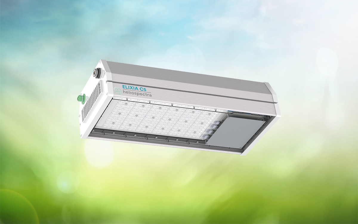 Heliospectra ELIXIA C5 LED Grow Light with Spectrum Design Tool for Indoor Cannabis, Lettuce, and Herb Cultivation