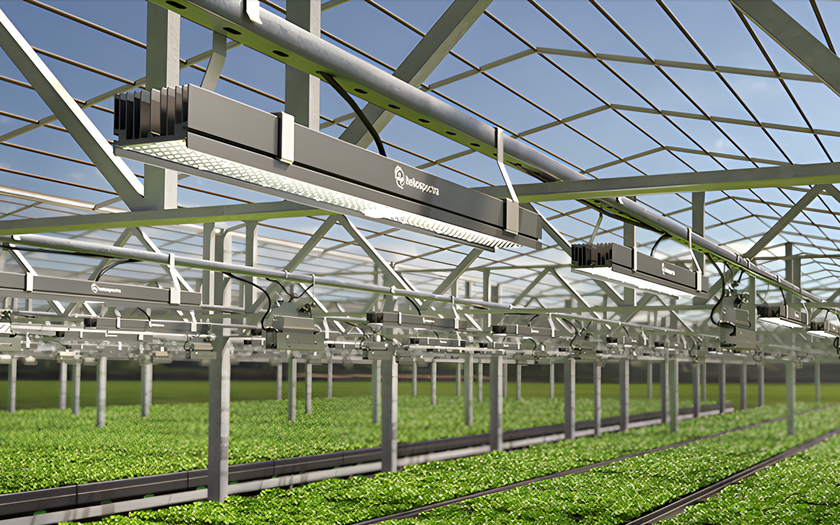 Heliospectra MITRA X Flex Far-Red Enabled Wireless LED Grow Light for Greenhouse Cultivation
