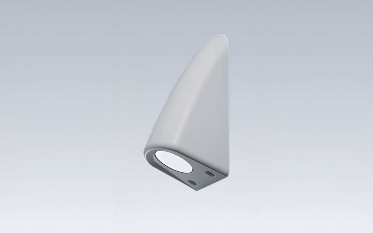 High-Abuse Behavioral Health Wall Task Light with IK10 Impact Protection and IP65 Ingress Protection