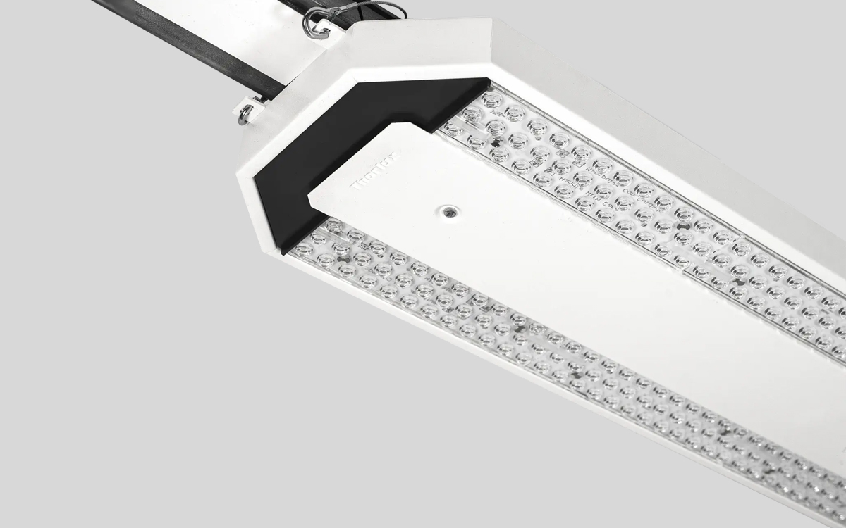 High Bay and Low Bay Linear LED Light with Emergency Backup and Pre-Wired Trunking