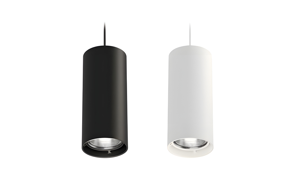 High-CRI Cylinder Pendant Light with Smart Dimming Integration
