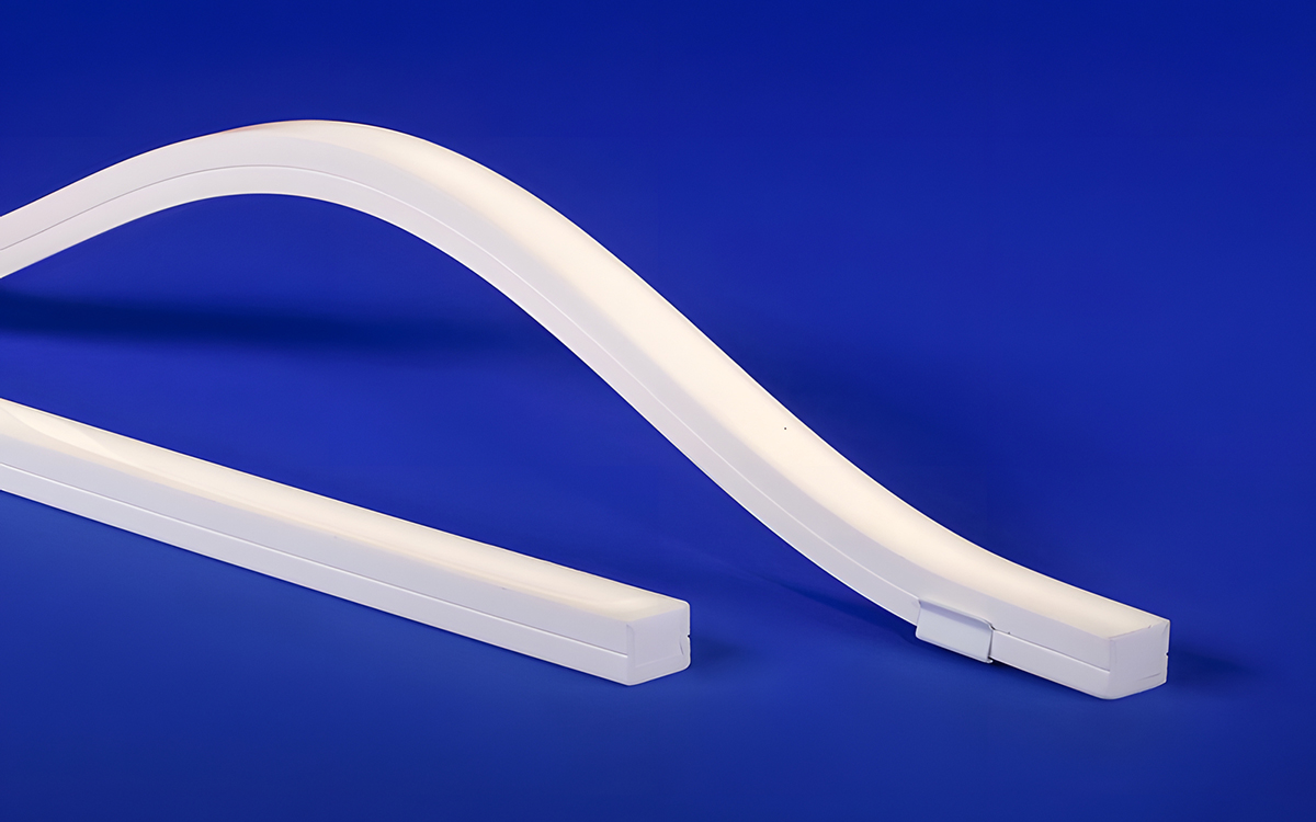 High CRI Flexible LED Neon Strip Light with Up/Down Bending and IK10 Impact Resistance