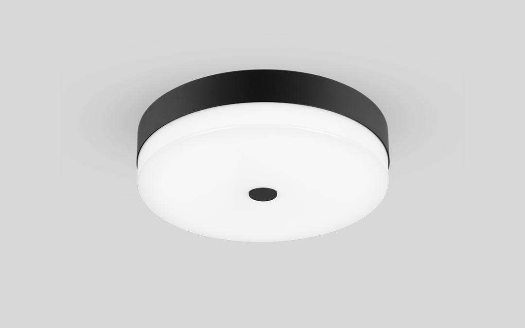 High-CRI LED Ceiling Light with Integrated Wireless Controls, Motion and Daylight Sensors, and Emergency Backup