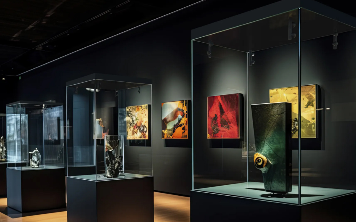 High CRI LED Showcase Lights for Museum Exhibit Display with Spot, Flood, and Wide Flood Beam Options