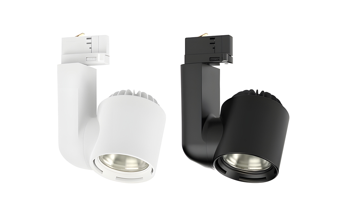 High CRI LED Track Light for Artwork, Exhibits, and Retail Lighting with Casambi Bluetooth Control