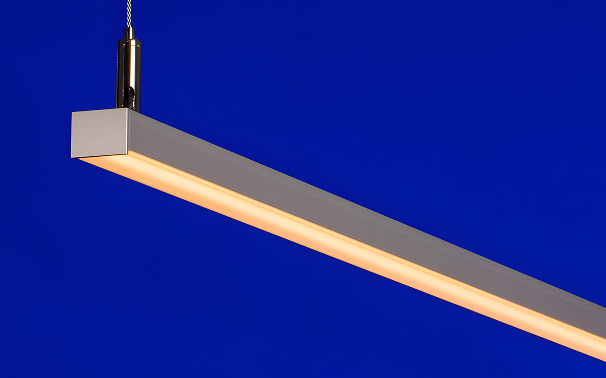 High CRI Linear Suspended LED Fixtures for Open Offices, Retail and Hospitality Spaces