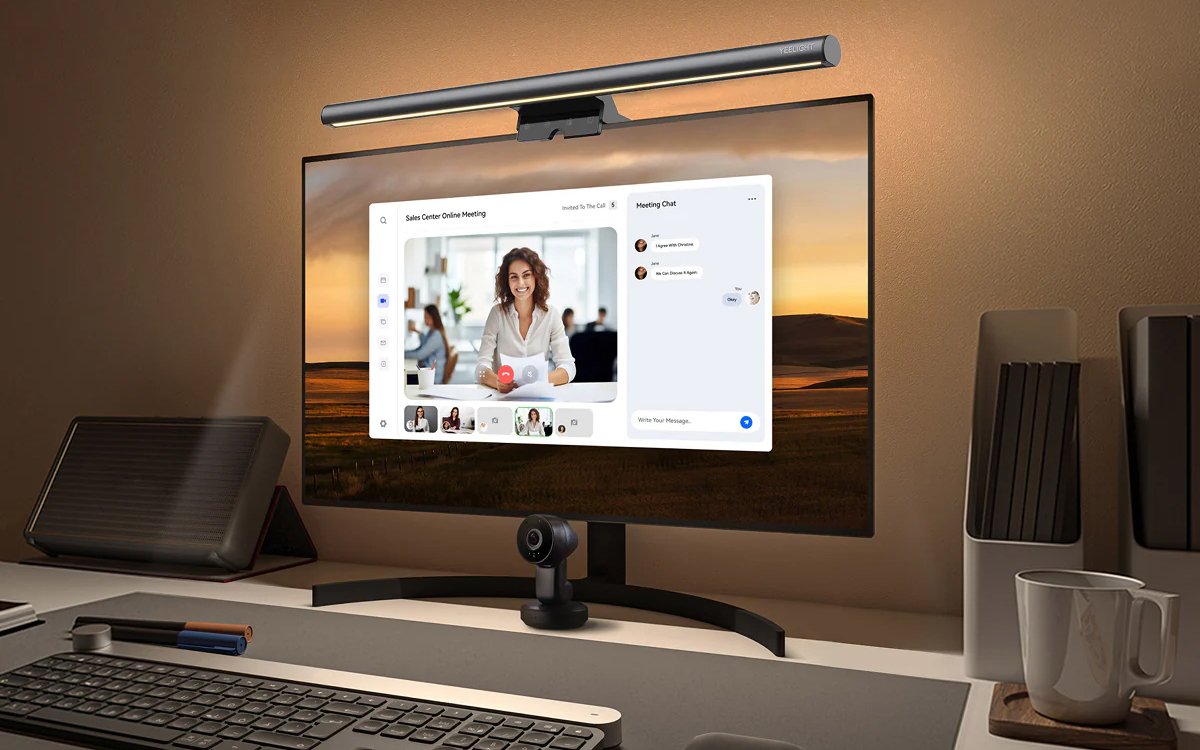 High-CRI Monitor Light Bar with Glare-Controlled Beam, RG0 Blue-Light Safety, and Desk-Friendly Visual Balance