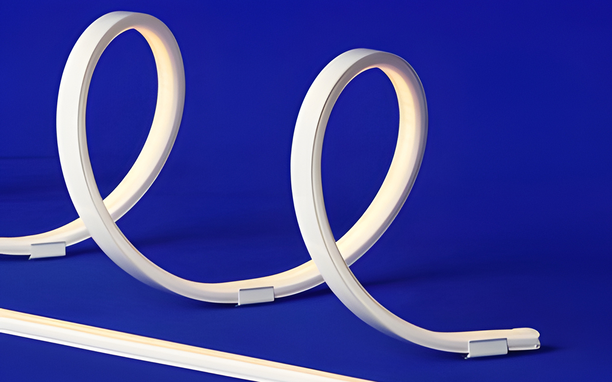 High-CRI Static White Flexible LED Neon Light with Helical and Vertical Bend Options