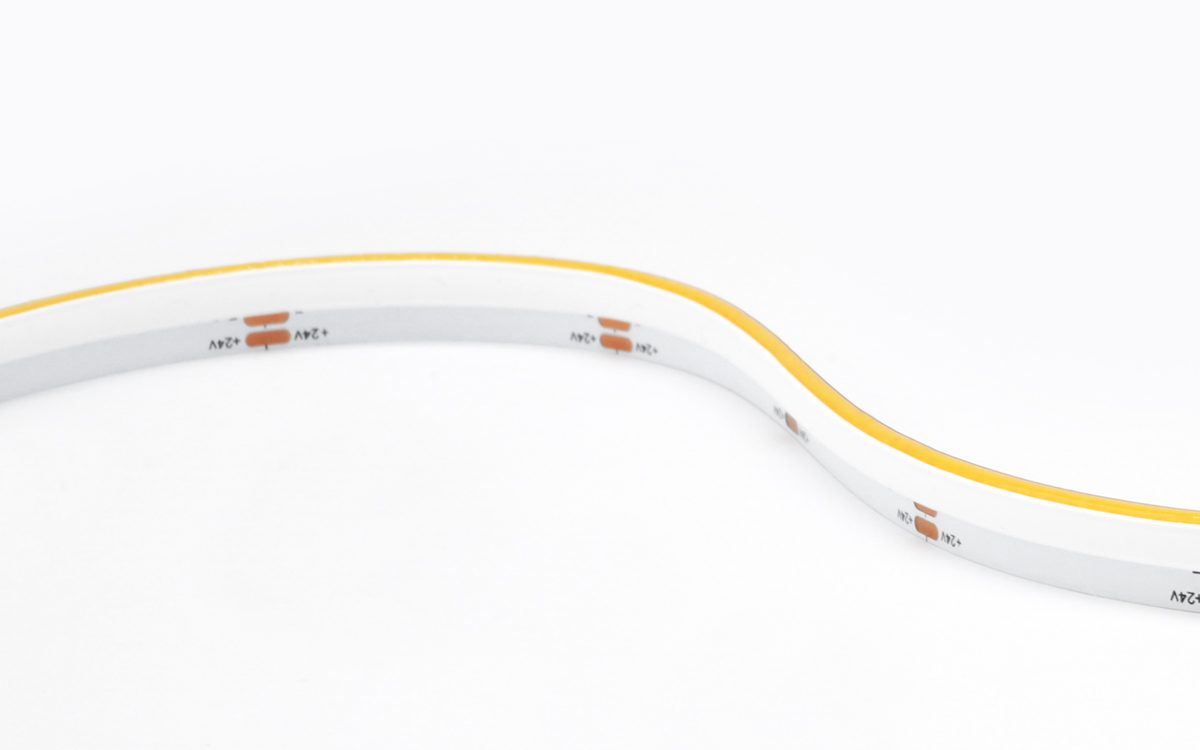 High CRI Static White Side-Emitting COB LED Strip for Architectural Cove, Accent, and Linear Lighting