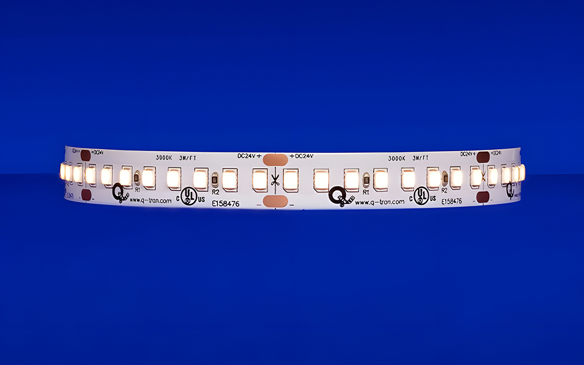 High-Efficacy Static White LED Strip with High CRI for Indoor and Outdoor Linear Lighting