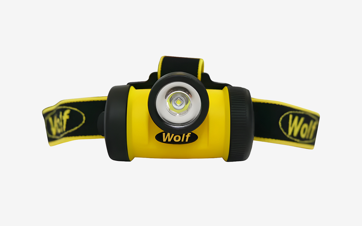 High Impact Thermoplastic Intrinsically Safe LED Headlamp for Hazardous Industrial and Mining Applications