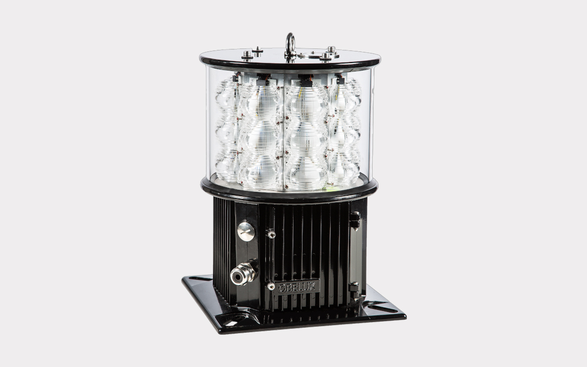 High-Intensity 50,000cd White LED Aviation Obstruction Light for Wind Turbines and Tall Structures