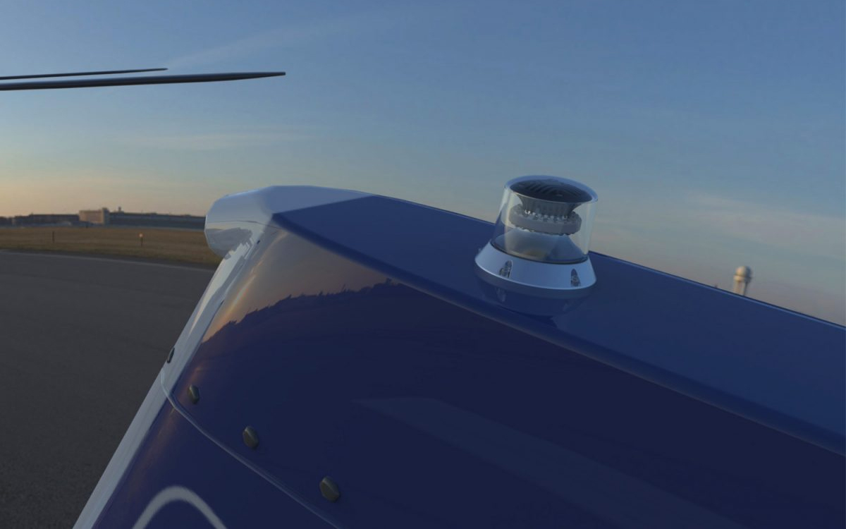 High-Intensity Anti-Collision LED Light for Aircraft, Helicopters, and UAVs